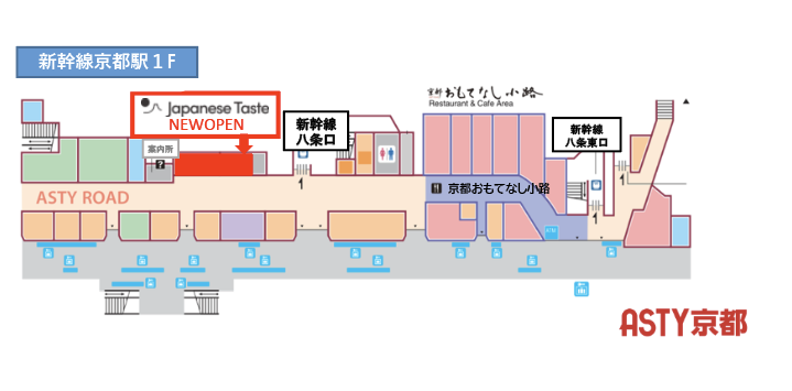ASTY京都 MAP