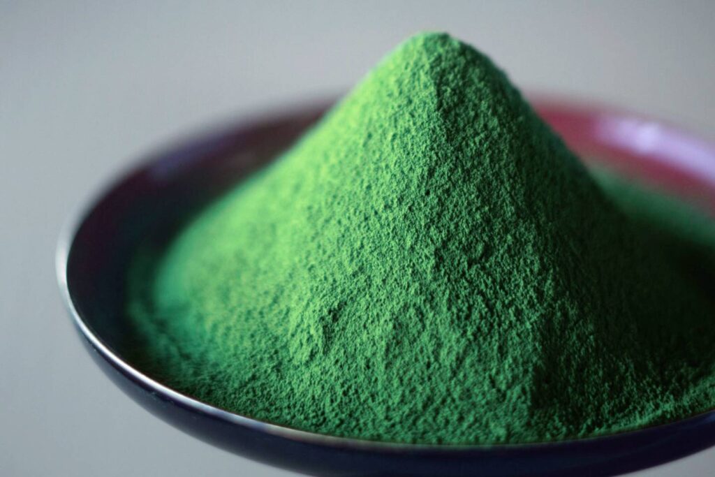 出来上がった抹茶